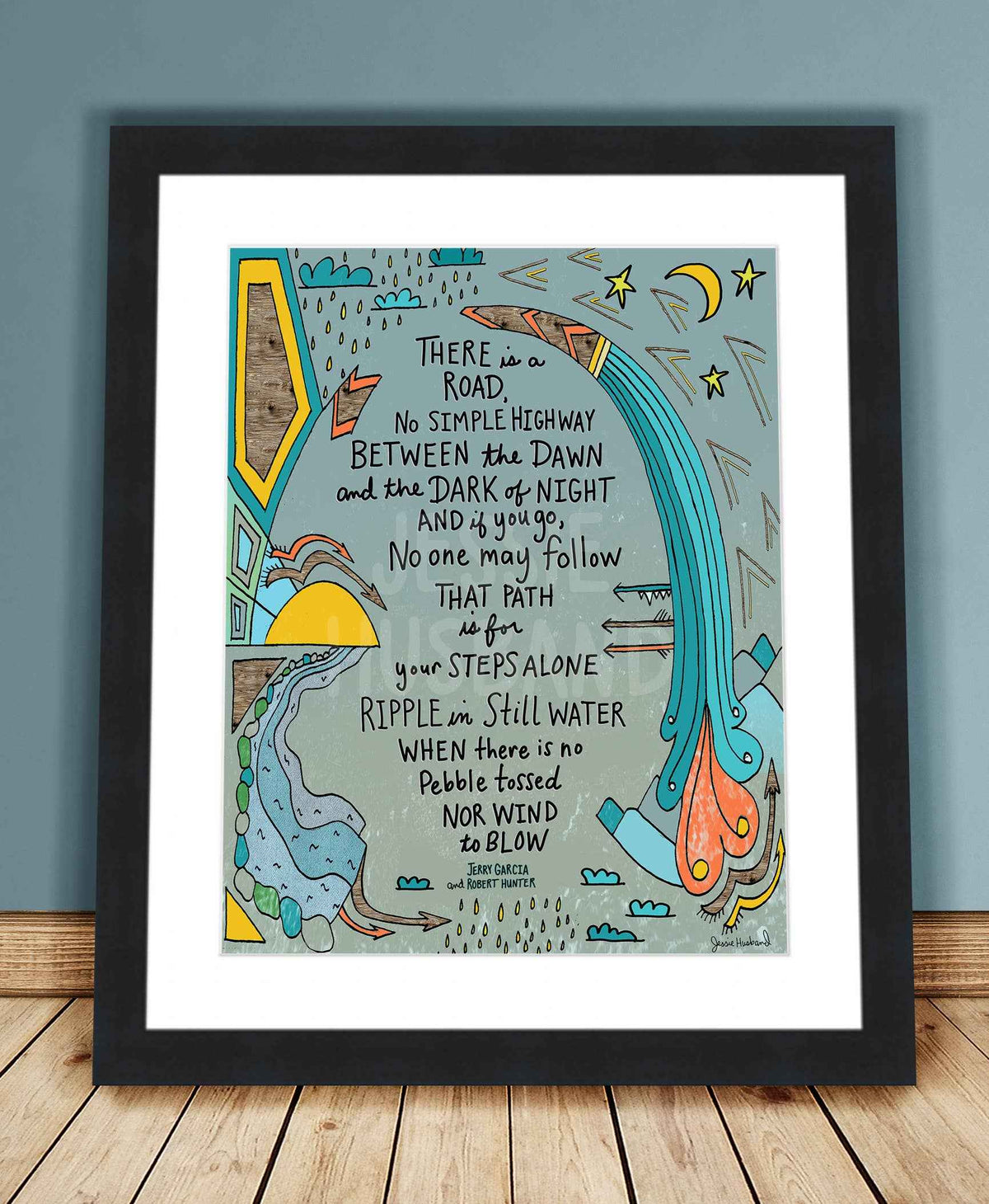 Ripple, Jerry Garcia, Robert Hunter, Grateful Dead Lyrics - jessie husband