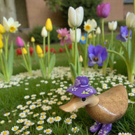 Flower Hat Bamboo Ducky