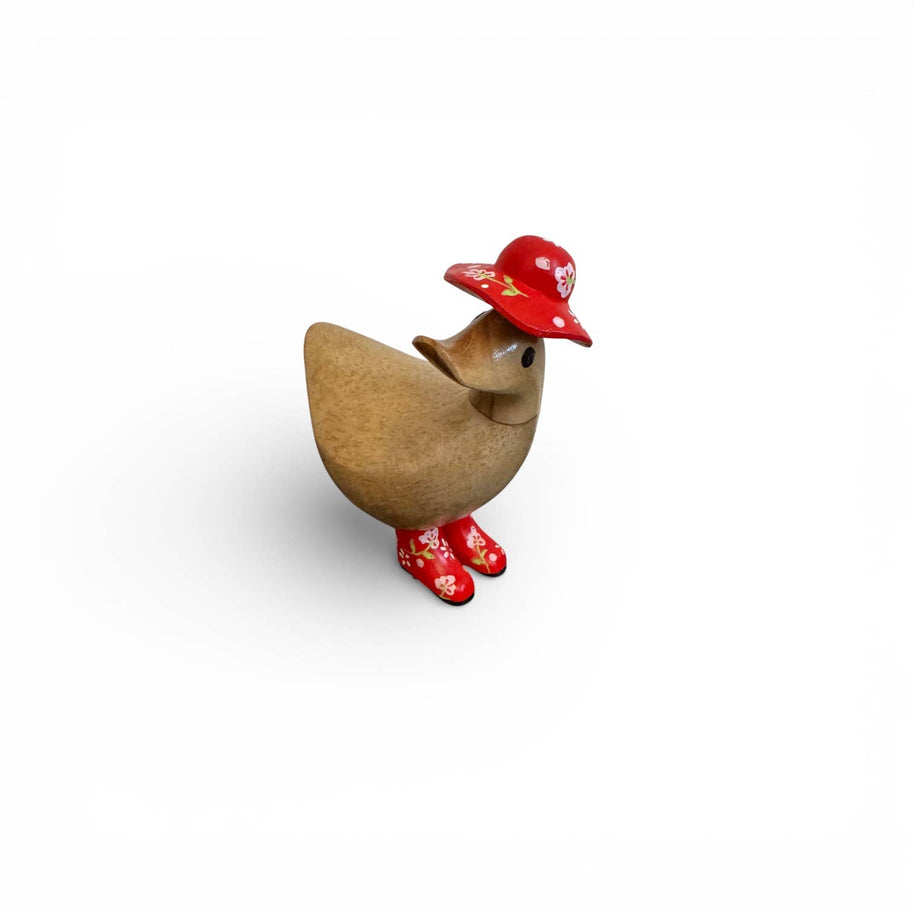 Flower Hat Bamboo Ducky