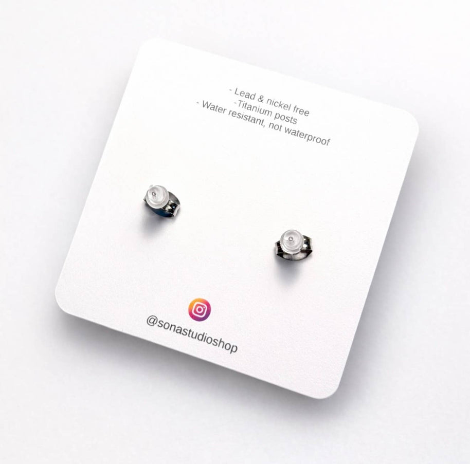Stacked Ghost Earrings