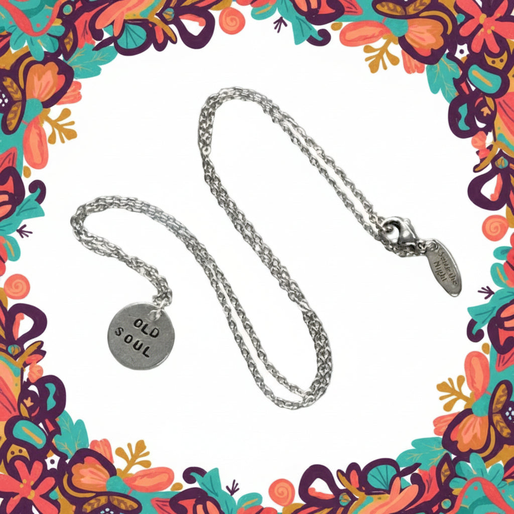 Old Soul - Hand Stamped Necklace