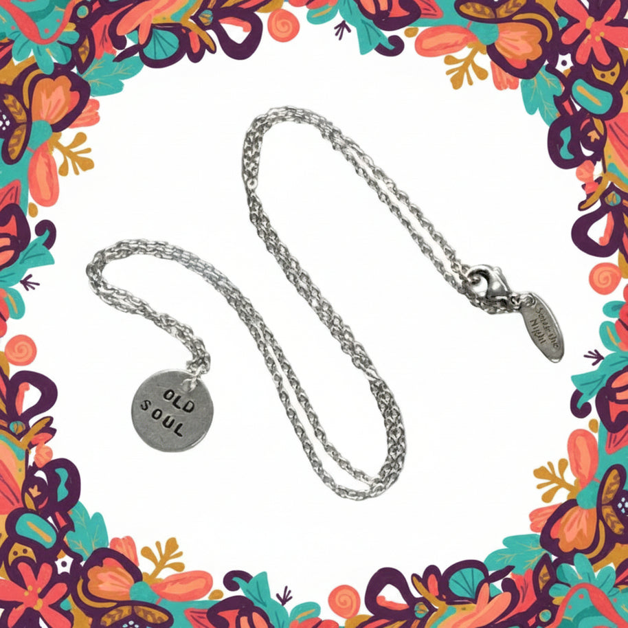 Old Soul - Hand Stamped Necklace