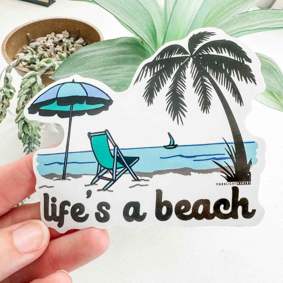 Life's a Beach - Cute Stickers - CLOSEOUT SALE