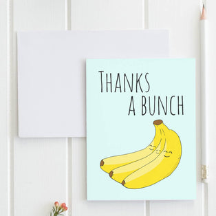 Thanks a Bunch - Funny Thank You Card