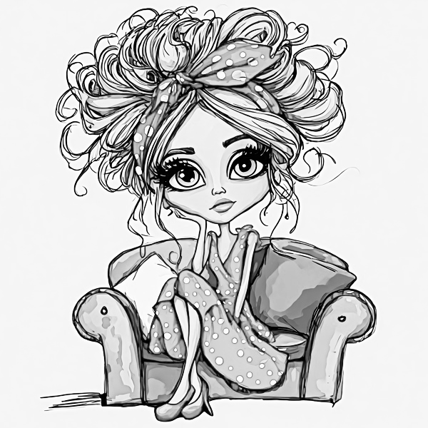 Couch Girl DIY Sip & Paint Art Kit