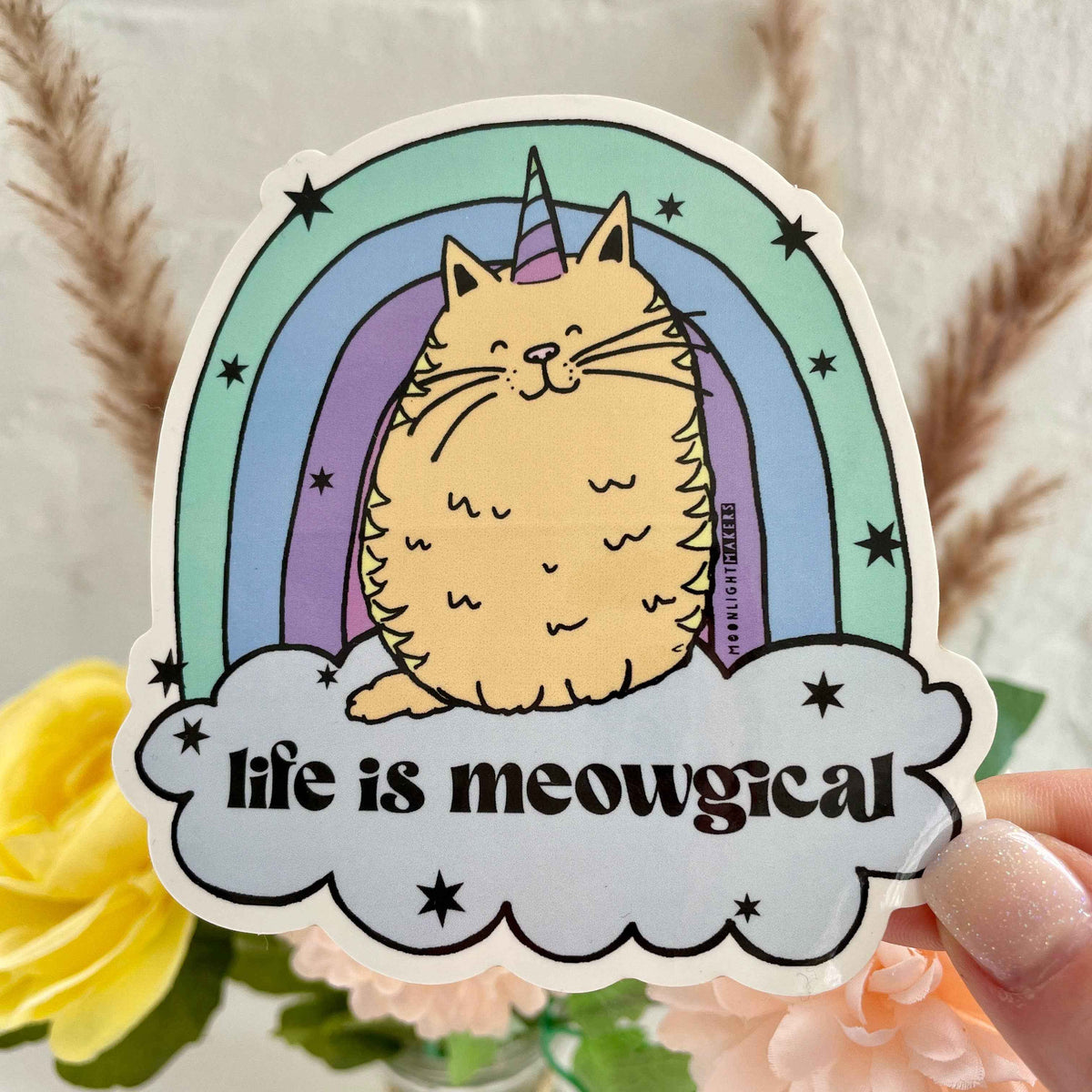 Life is Meowgical - Cute Cat Stickers - CLOSEOUT SALE