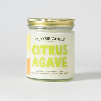Citrus Agave Candle | Summer Collection - THE SILVER RIPPLE