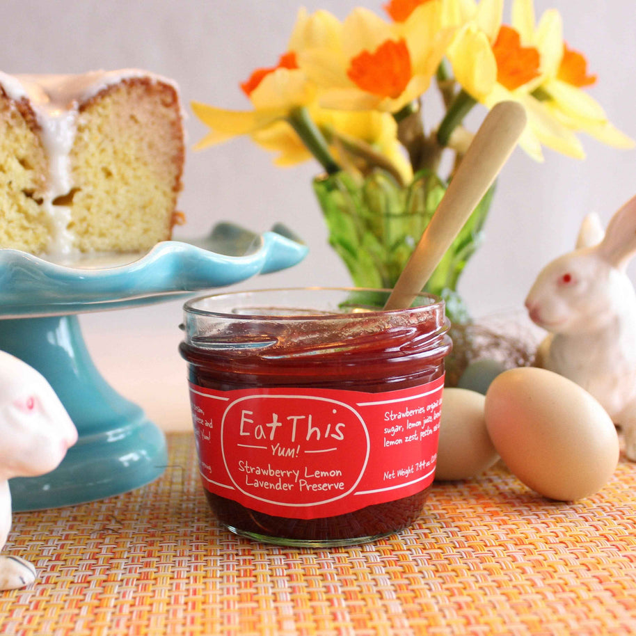 Strawberry Lemon Lavender Preserve