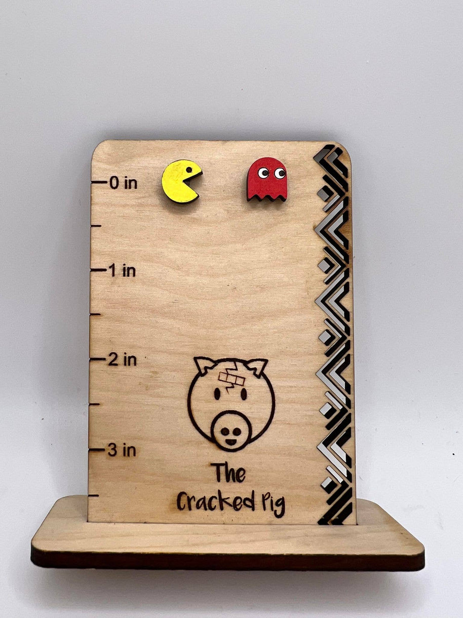 Pac Man Studs | Stainless Steel Hardware