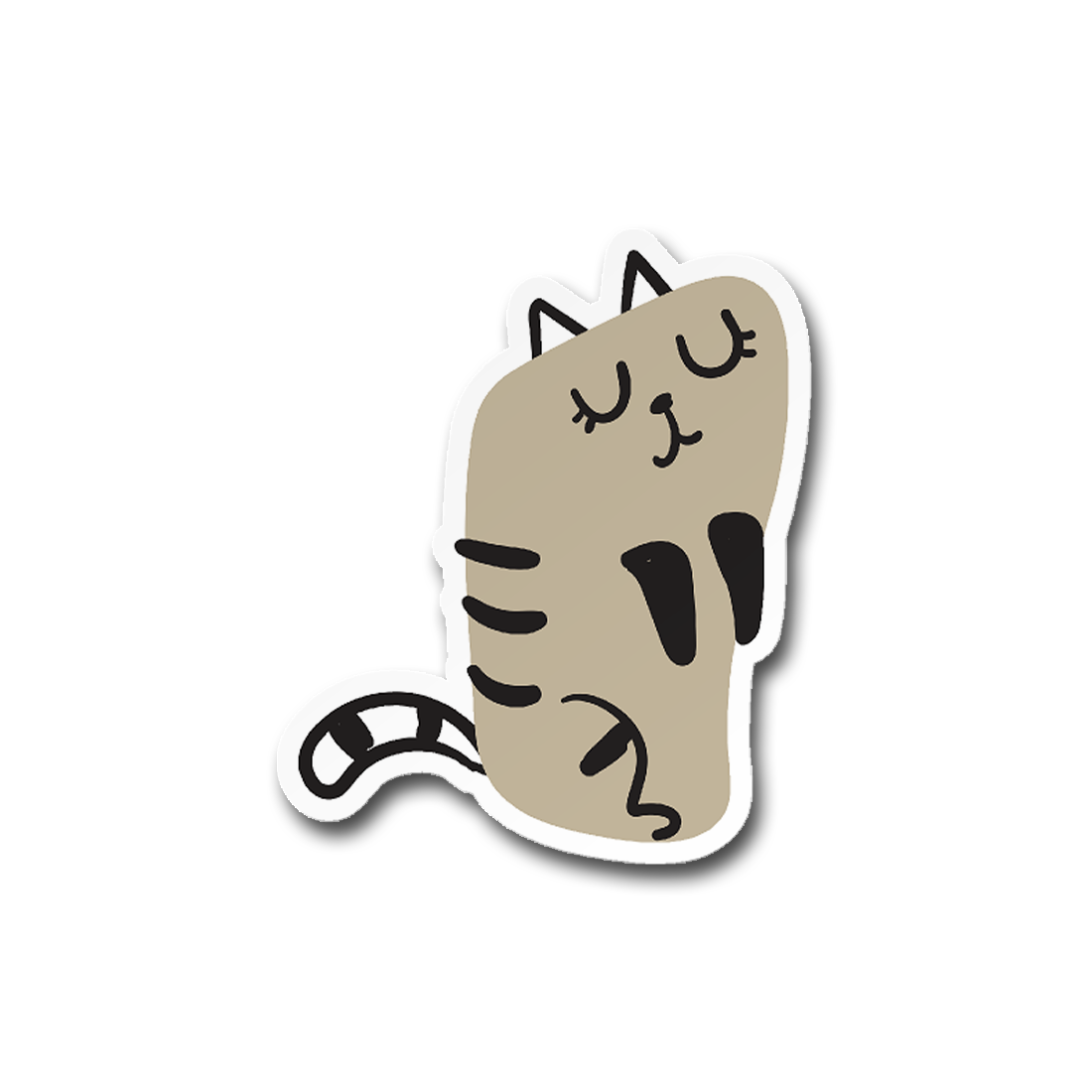 Cat Doodle #2 Cute Sticker Vinyl Decal: 3