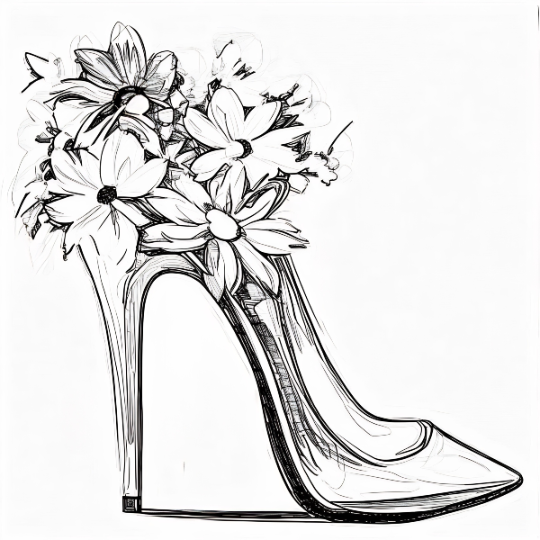 Floral Stiletto DIY Painting Art Kit