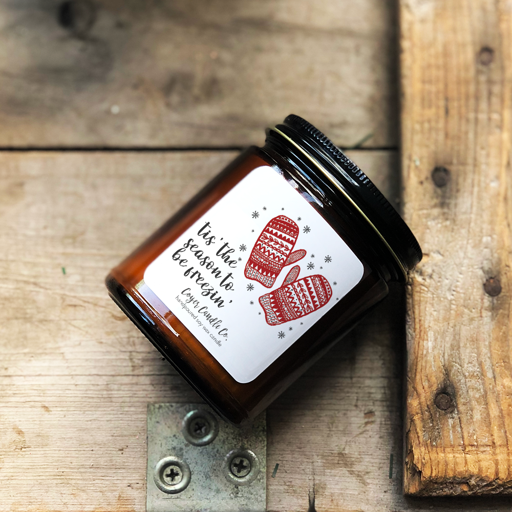 9 oz Jar Candle - Winter Mittens Candle ❄️