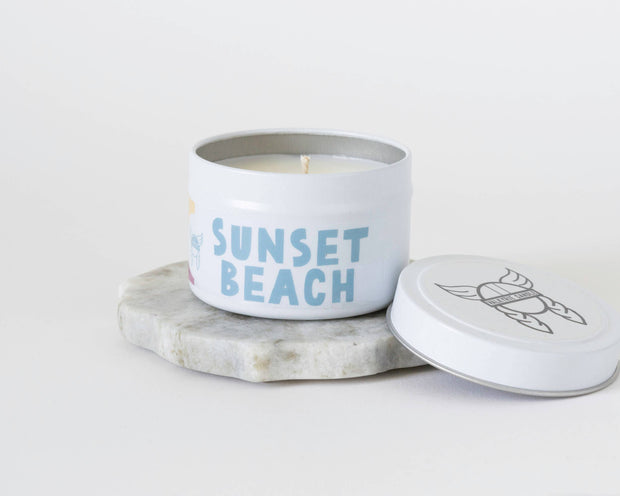 Sunset Beach Tin | Summer Collection - THE SILVER RIPPLE