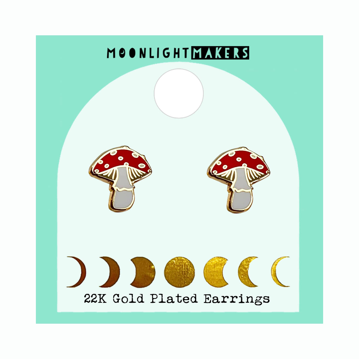 Mushroom Earrings
