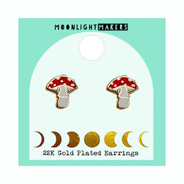Mushroom Earrings