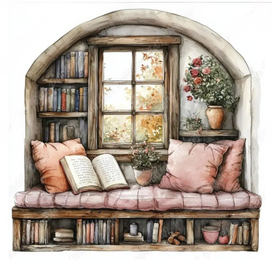 Book Nook DIY Painting Art Kit
