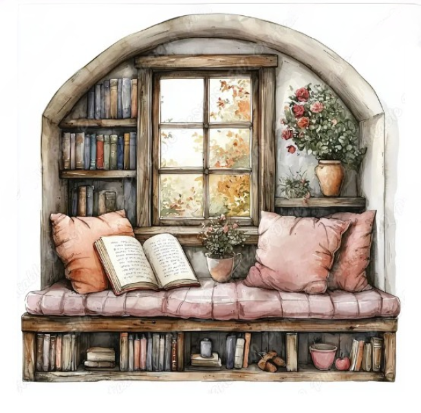 Book Nook DIY Painting Art Kit