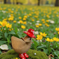 Flower Hat Bamboo Ducky