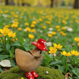Flower Hat Bamboo Ducky