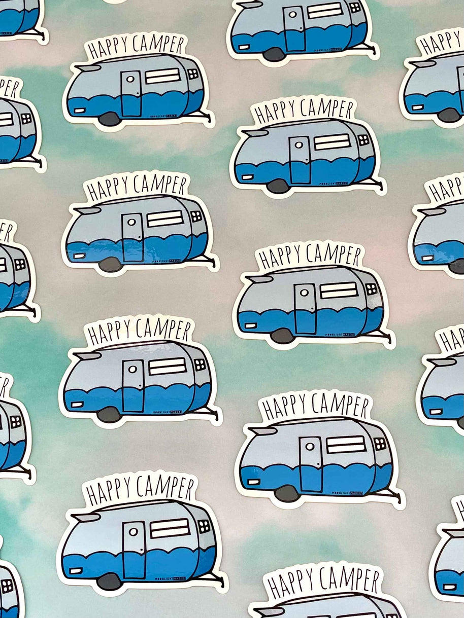 Happy Camper - Stickers - CLOSEOUT SALE