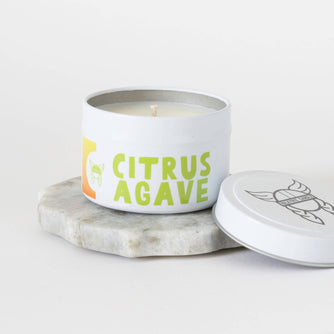 Citrus Agave Candle | Summer Collection - THE SILVER RIPPLE