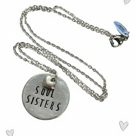 Soul Sisters - Hand Stamped Necklace