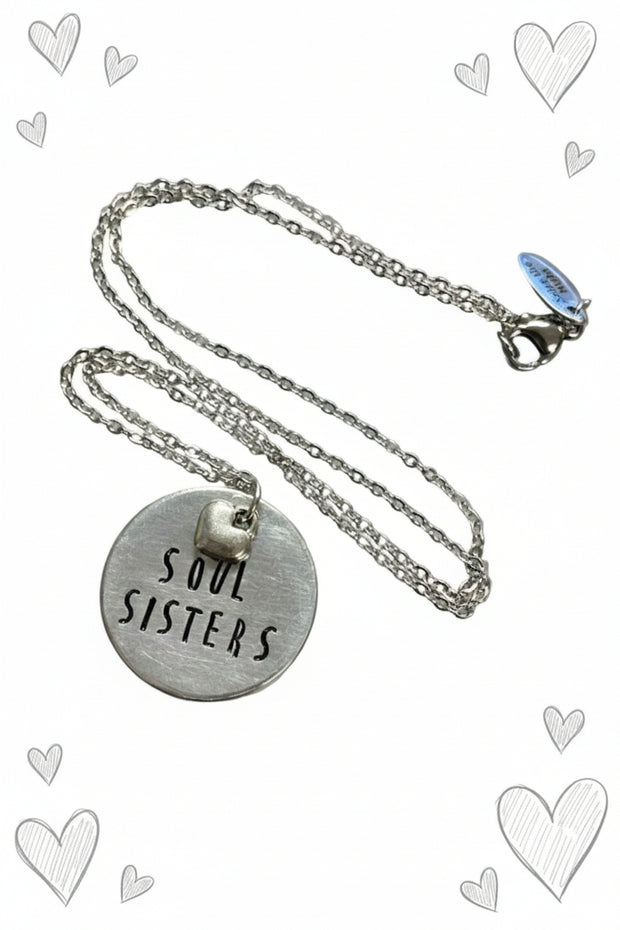 Soul Sisters - Hand Stamped Necklace
