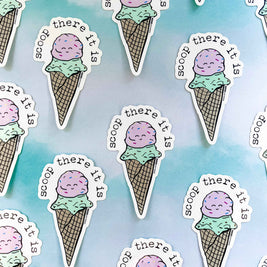 Scoop There It Is - Ice Cream Stickers - CLOSEOUT SALE