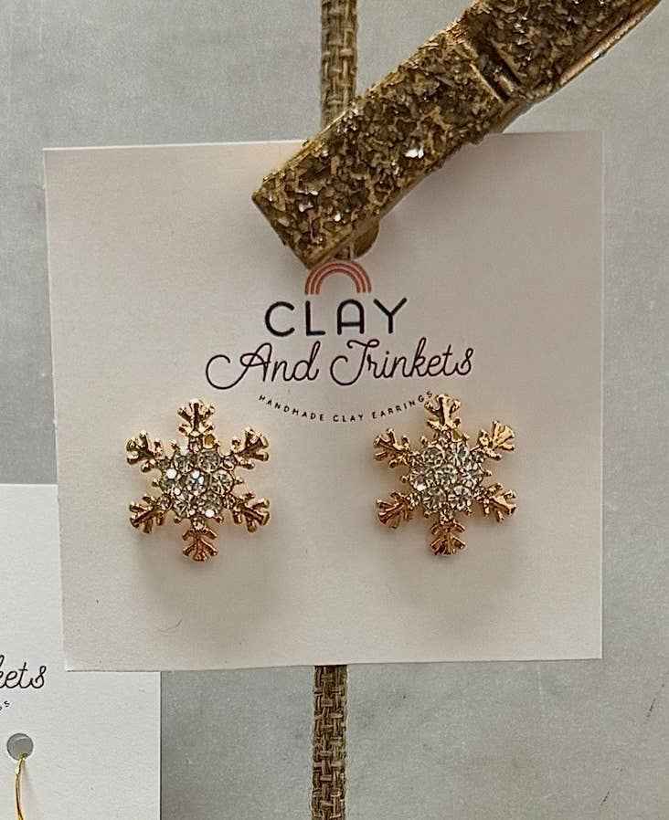 Sparkle Stud Snowflakes/ Snowflake Dangle Sparkles