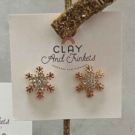 Sparkle Stud Snowflakes/ Snowflake Dangle Sparkles