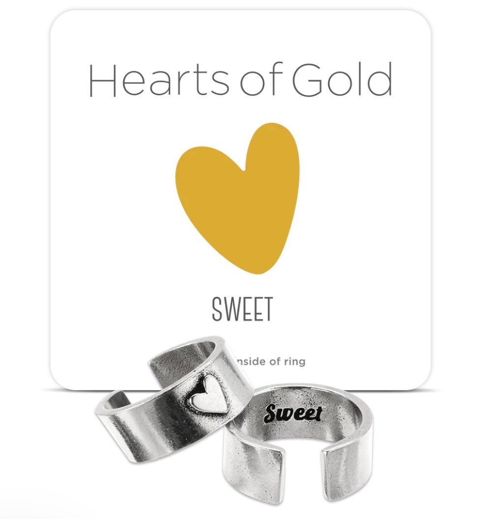 Hearts of Gold Ring - Sweet