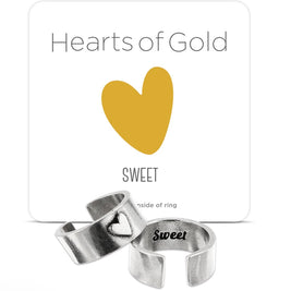 Hearts of Gold Ring - Sweet