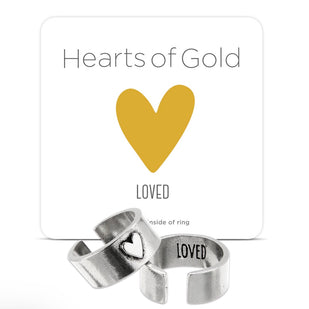 Hearts of Gold Ring - Loved