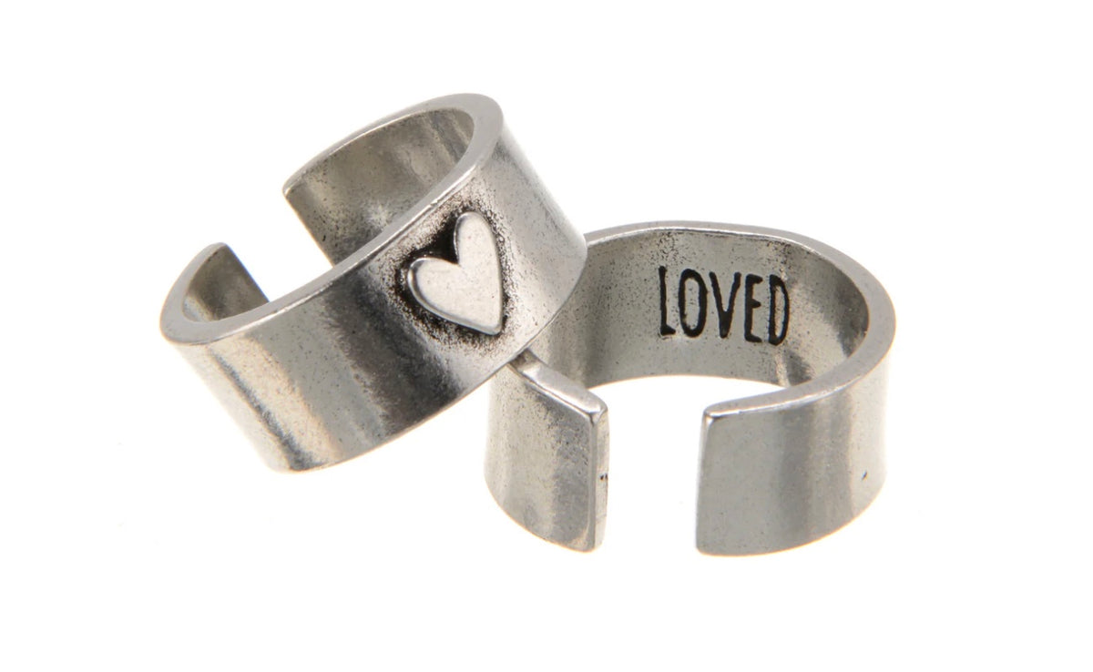 Hearts of Gold Ring - Loved