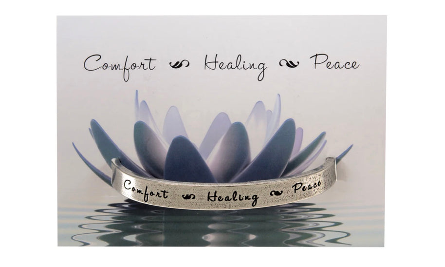 Quotable Cuff - Comfort Healing Peace