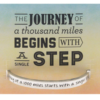 Quotable Cuff - A Journey of 1000 Miles