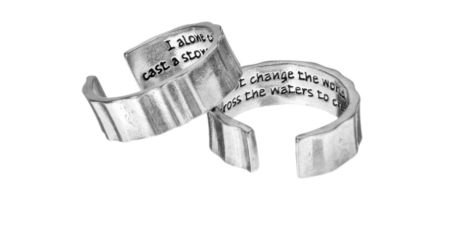 Inspire Ring - I Alone Cannot Change the World