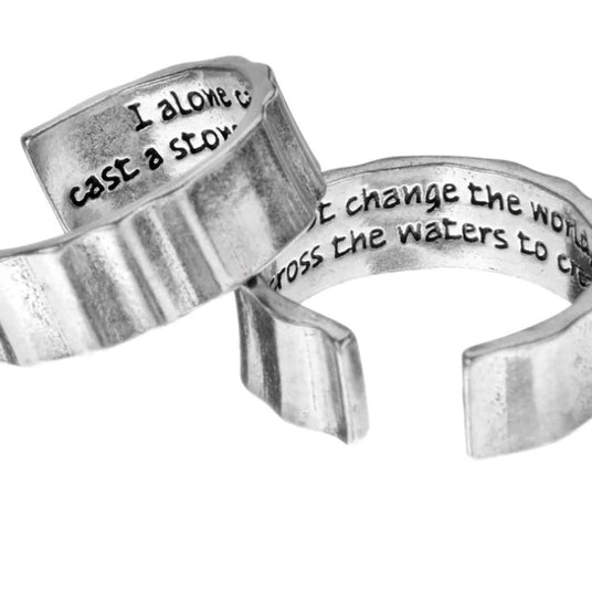 Inspire Ring - I Alone Cannot Change the World