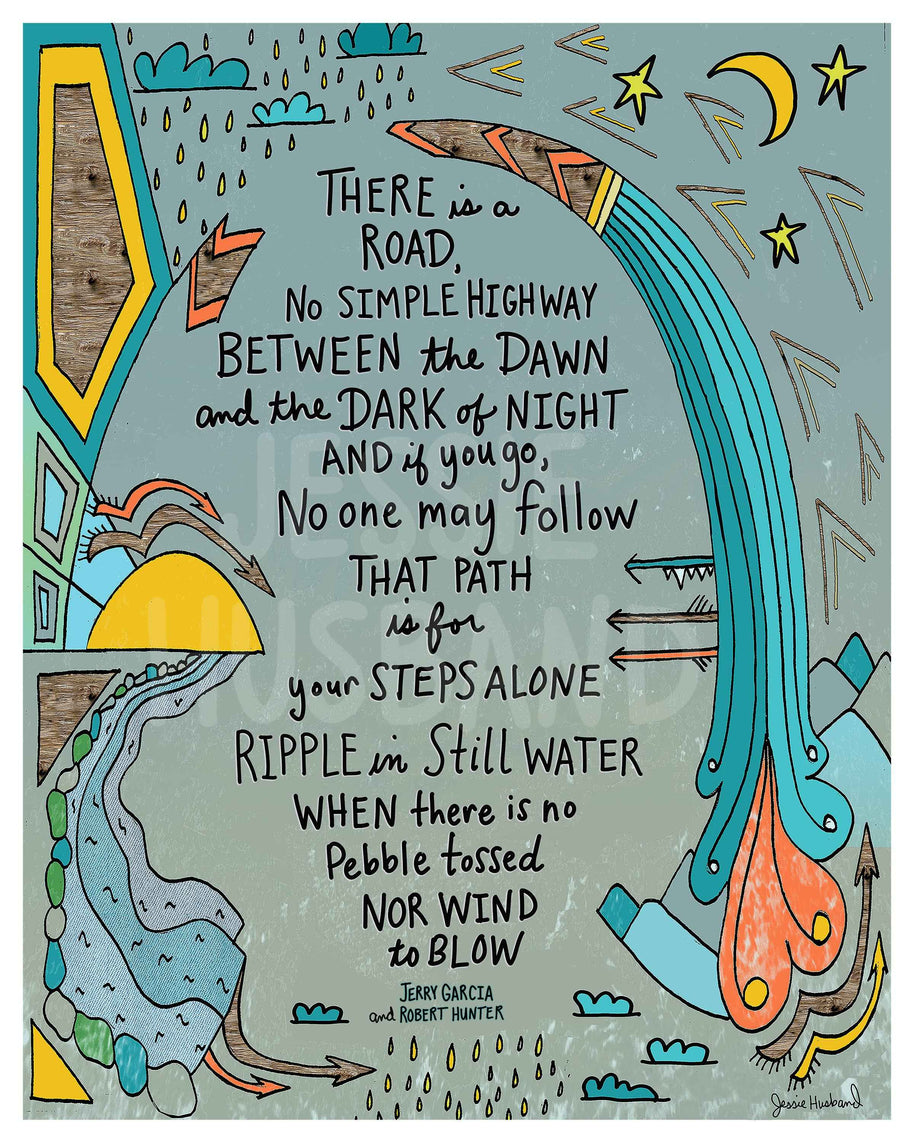 Ripple, Jerry Garcia, Robert Hunter, Grateful Dead Lyrics - jessie husband
