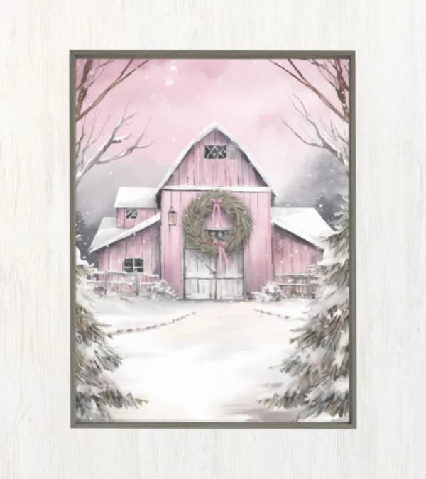 Cozy Winter Barn DIY Painting Art Kit