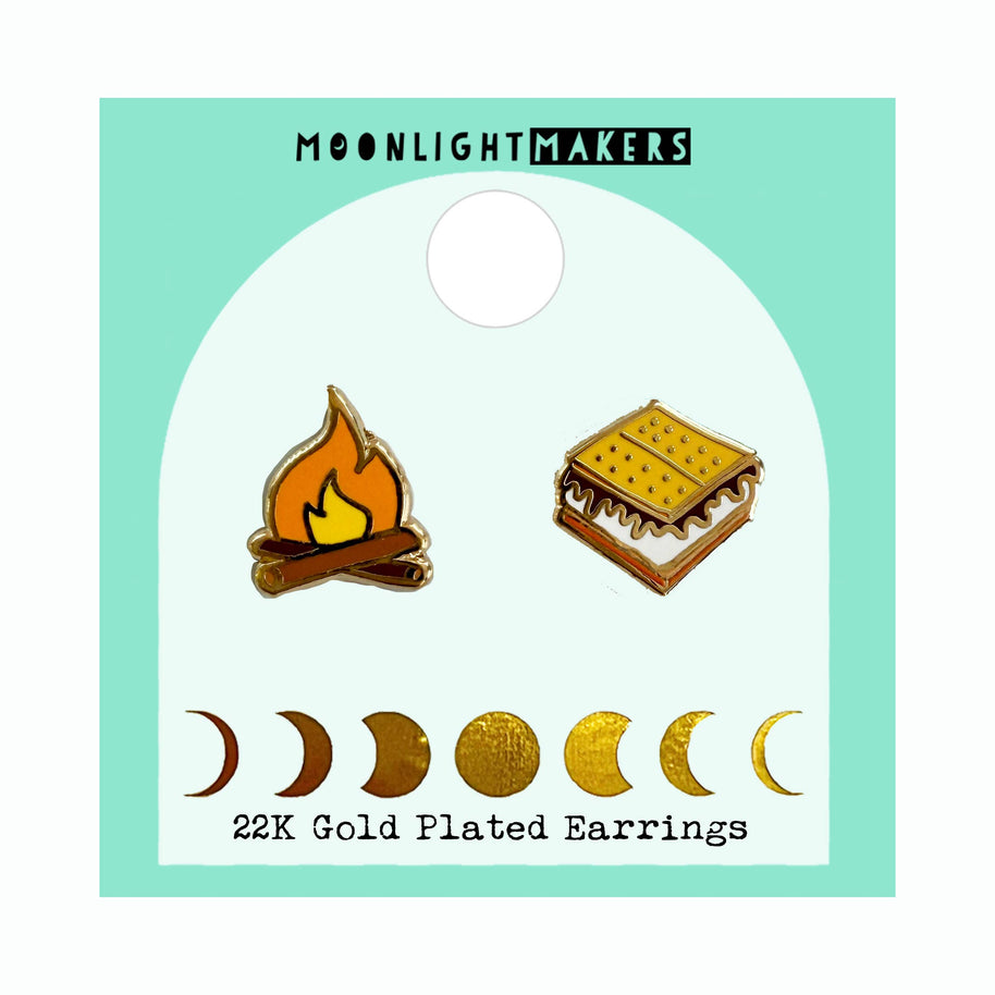 S'more & Campfire Earrings