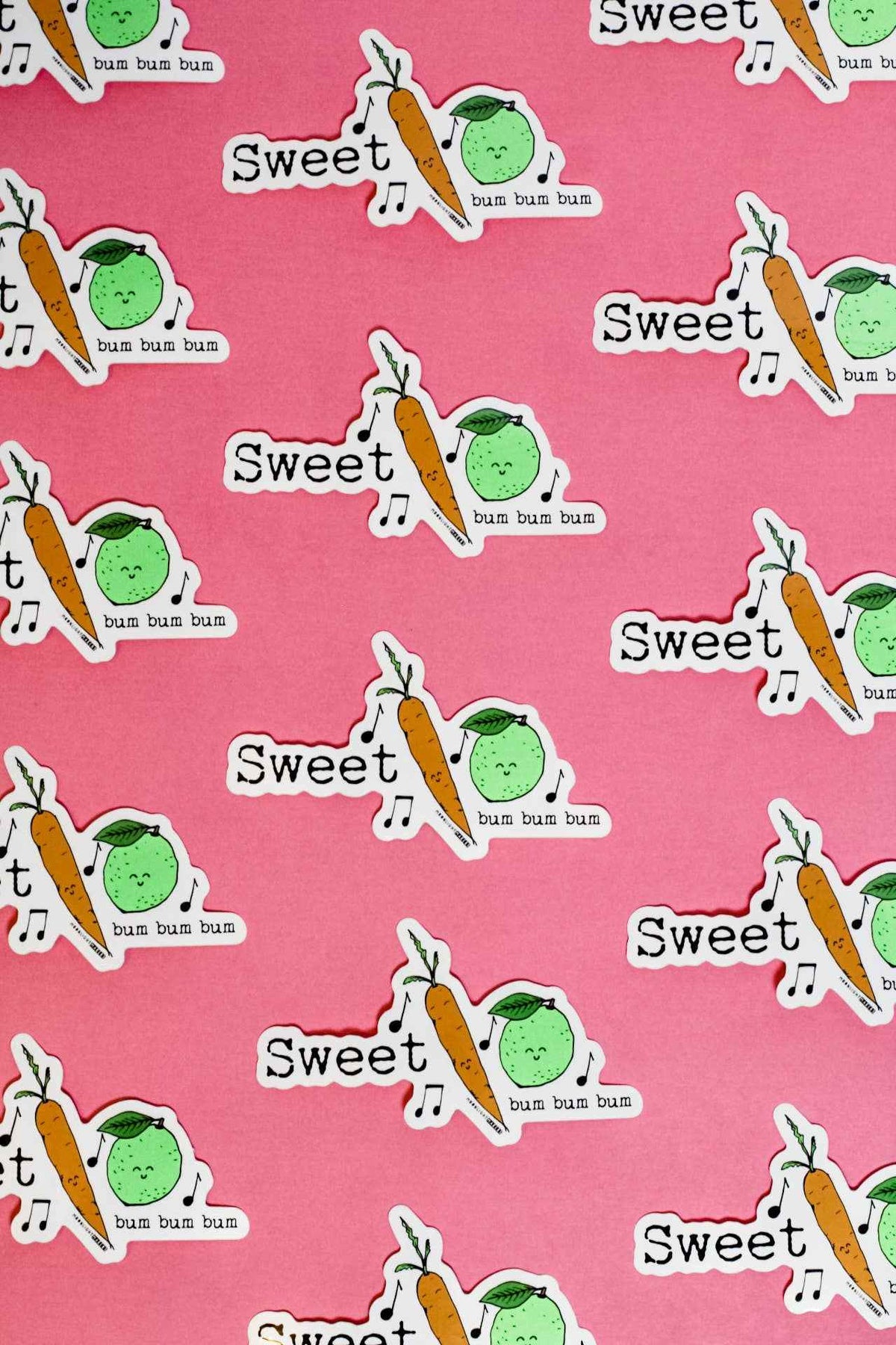 Sweet Carrot Lime - Stickers - CLOSEOUT SALE