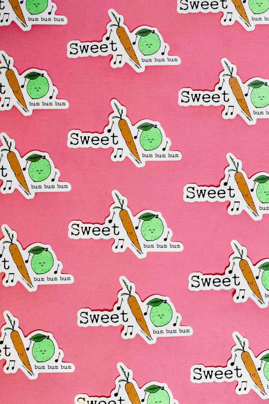 Sweet Carrot Lime - Stickers - CLOSEOUT SALE
