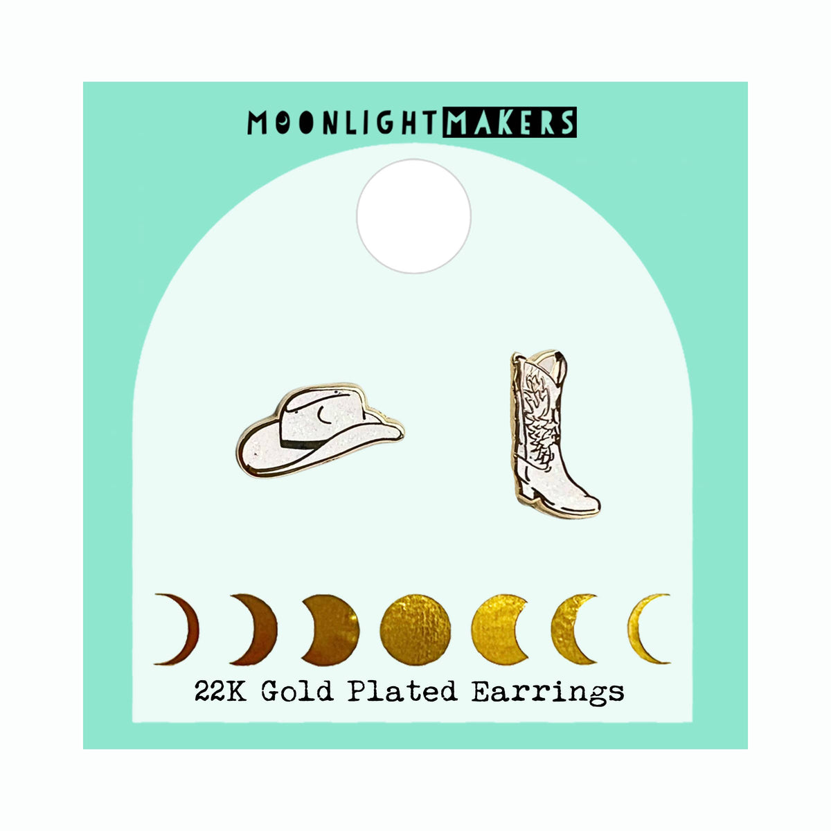 Cowboy Boot & Hat Earrings