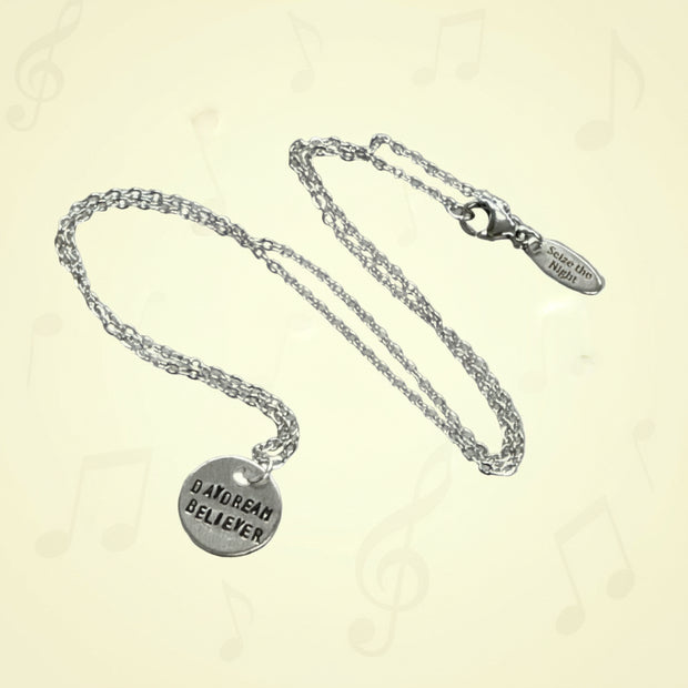 Daydream Believer - Hand Stamped Necklace