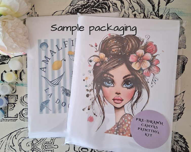 Couch Girl DIY Sip & Paint Art Kit