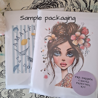 Couch Girl DIY Sip & Paint Art Kit