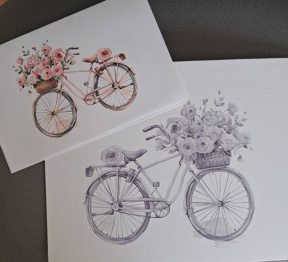 Bike of Roses DIY Painting Art Kit