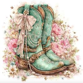 Cowgirl Boots DIY Painting Kit