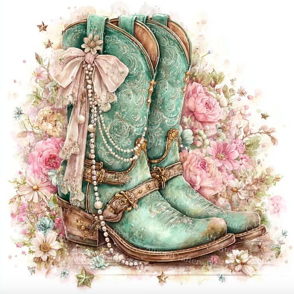 Cowgirl Boots DIY Painting Kit